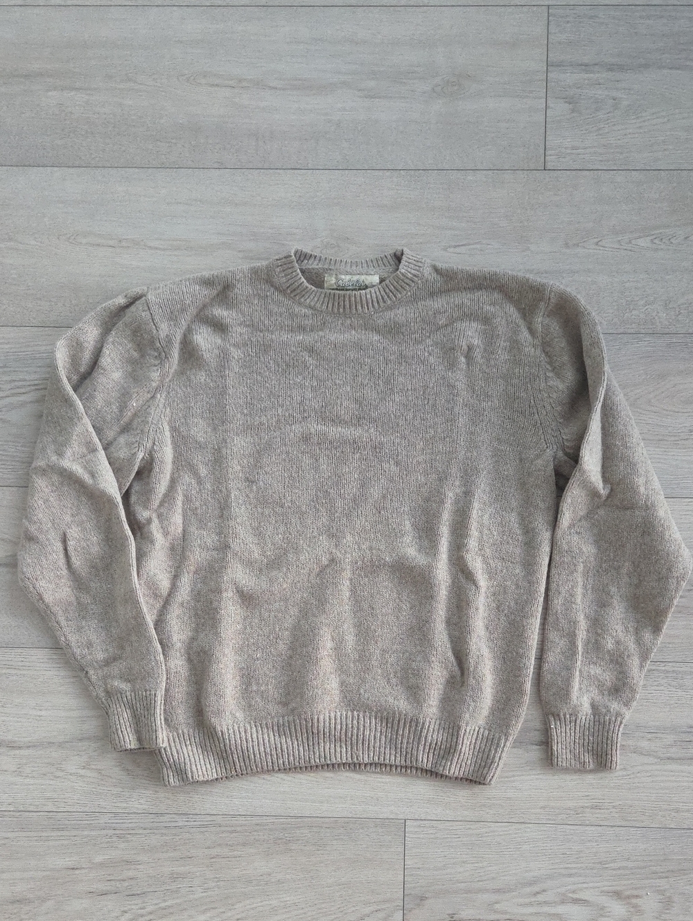 Cabela's Classic Crewneck Sweater in Light Taupe